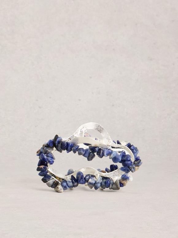 Semi Precious Claw Clip