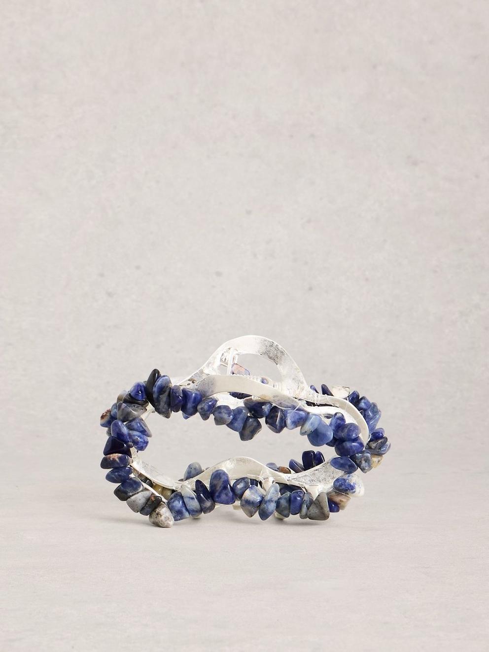 Semi Precious Claw Clip