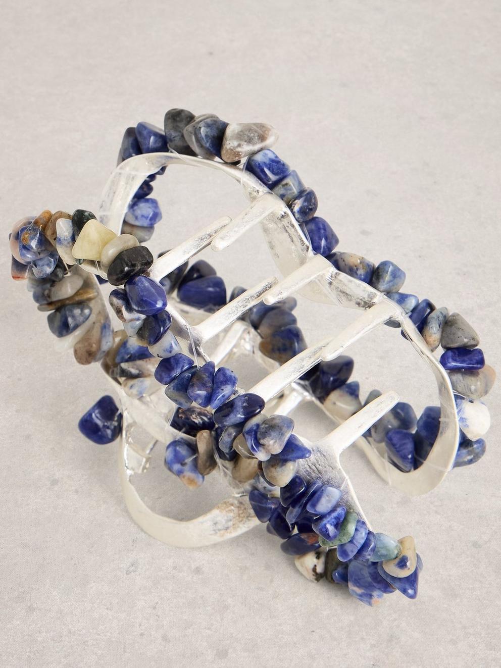Semi Precious Claw Clip