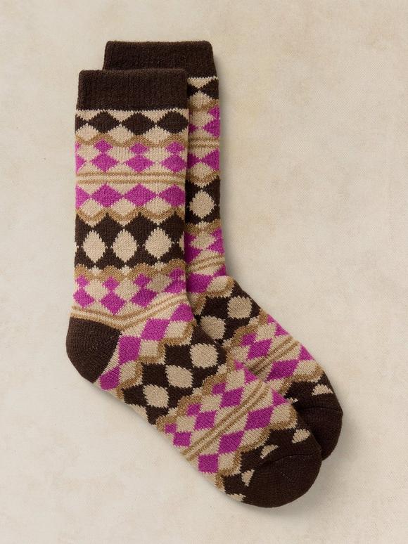 FAIRISLE CABIN SOCK