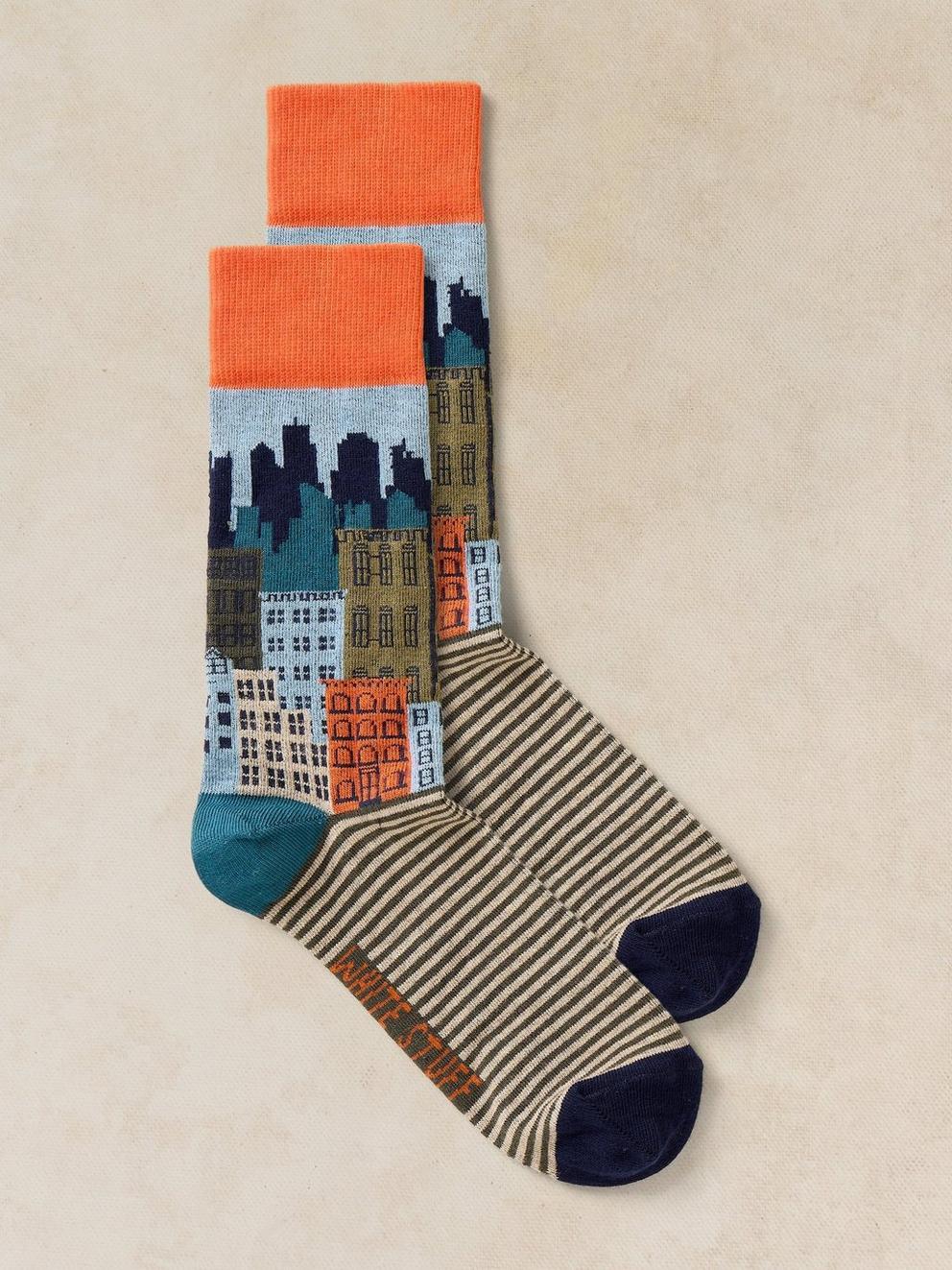 CITYSCAPE ANKLE SOCK