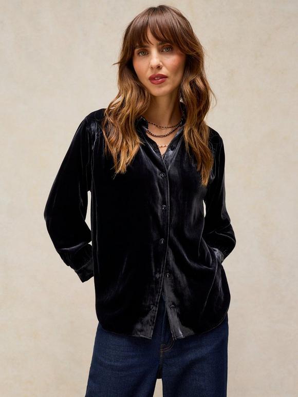 LENA VELVET SHIRT