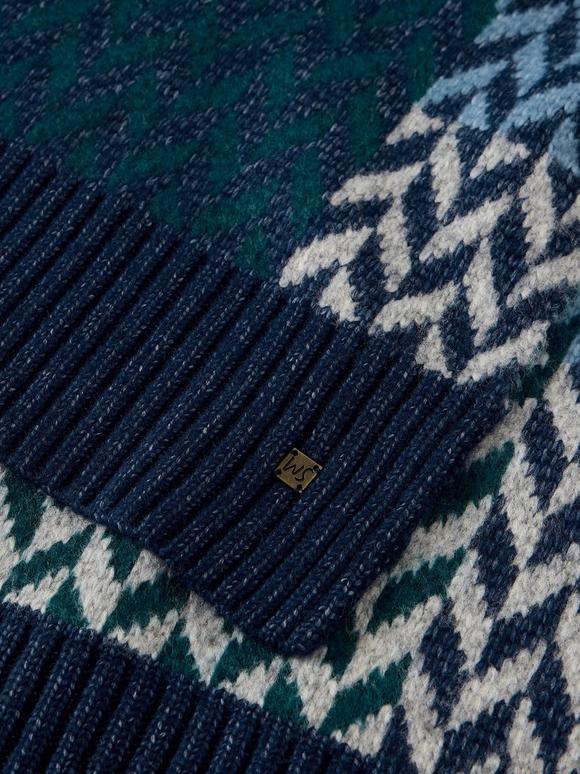 STITCH DETAIL SCARF