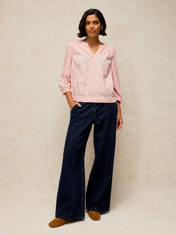 AMELIA EMBROIDERED TOP