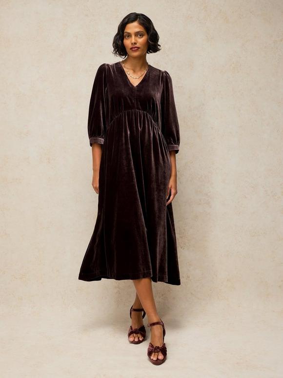 LUCY VELVET DRESS