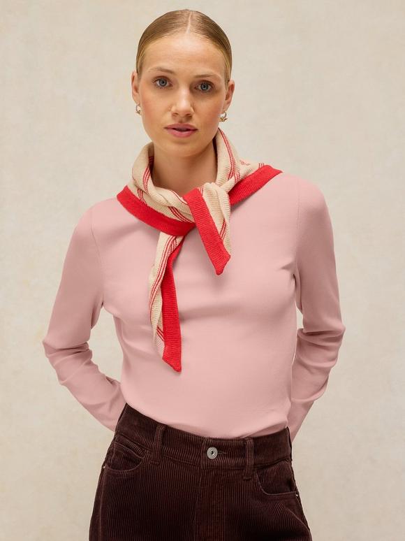 AIDA SCALLOP LS TEE