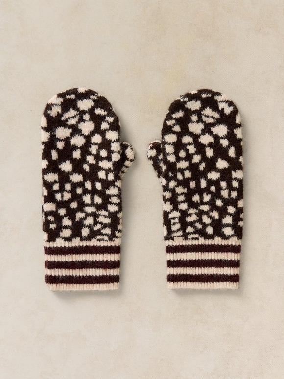 JACQAURD ANIMAL KNITTED MITT