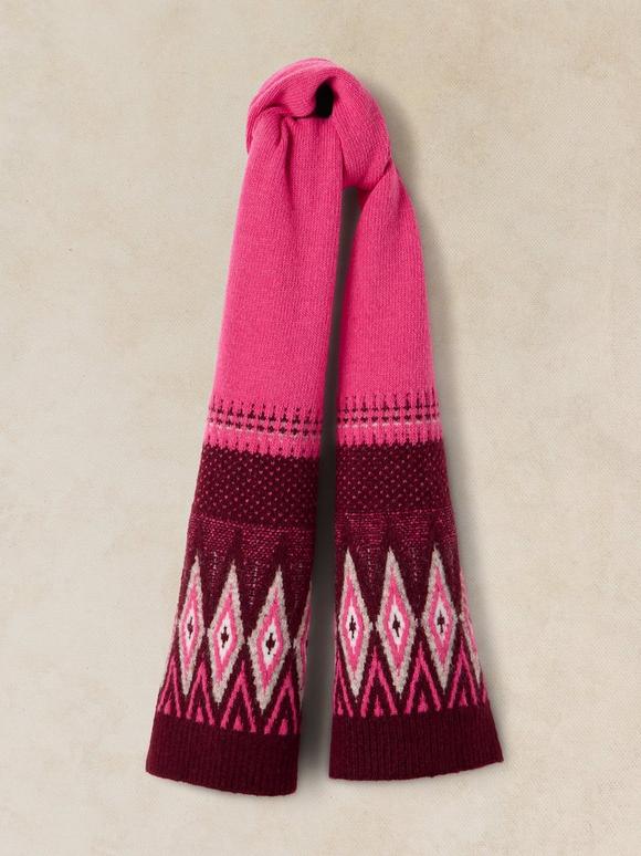 FAIRISLE PATTERN SCARF