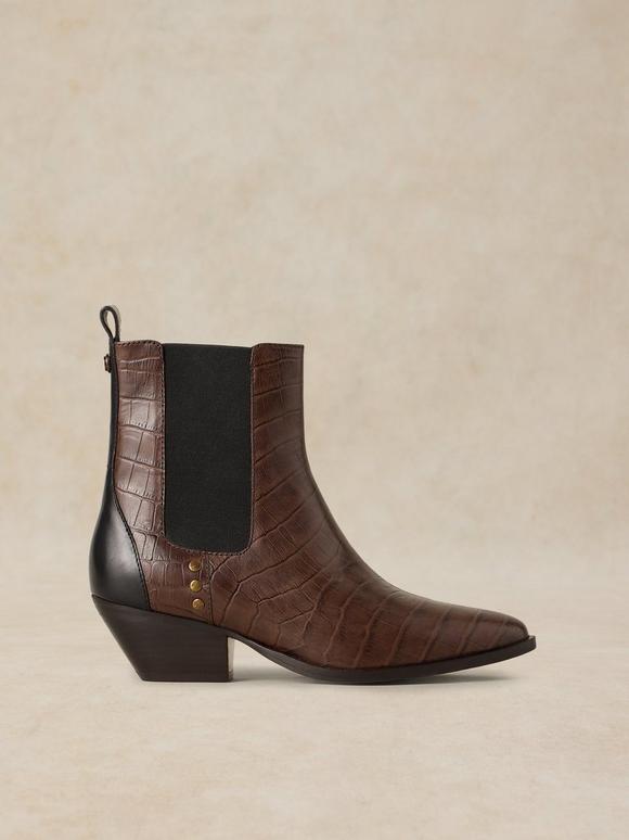 JANIE WESTERN ANKLE BOOT