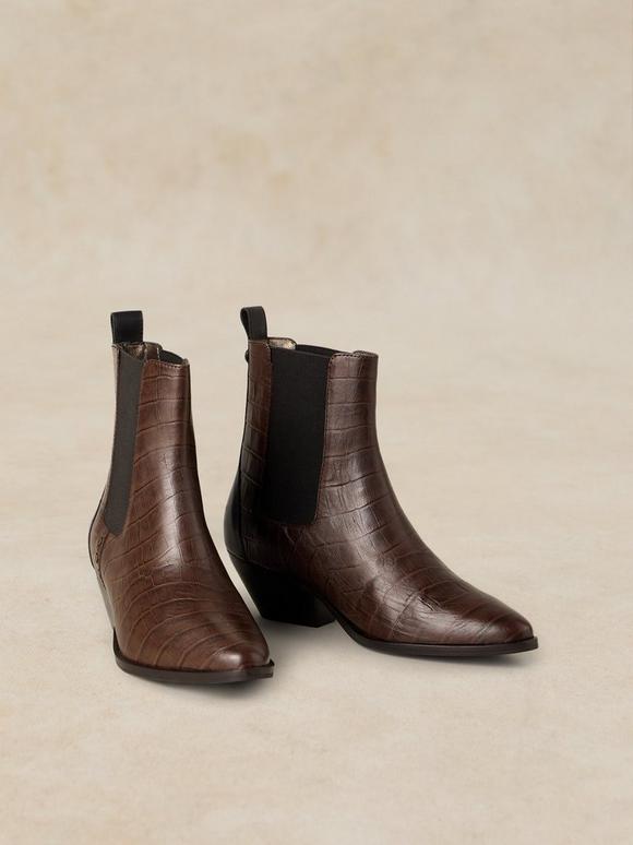 JANIE WESTERN ANKLE BOOT