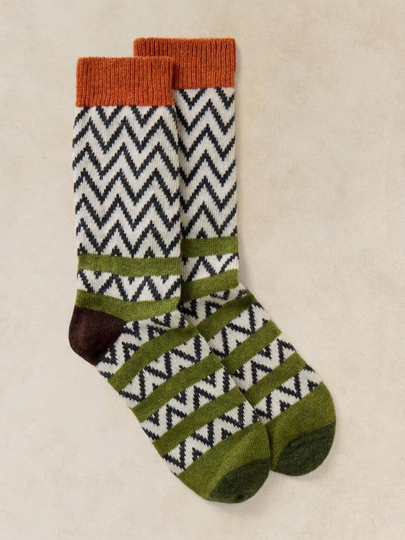 ZIG ZAG COSY SOCKS