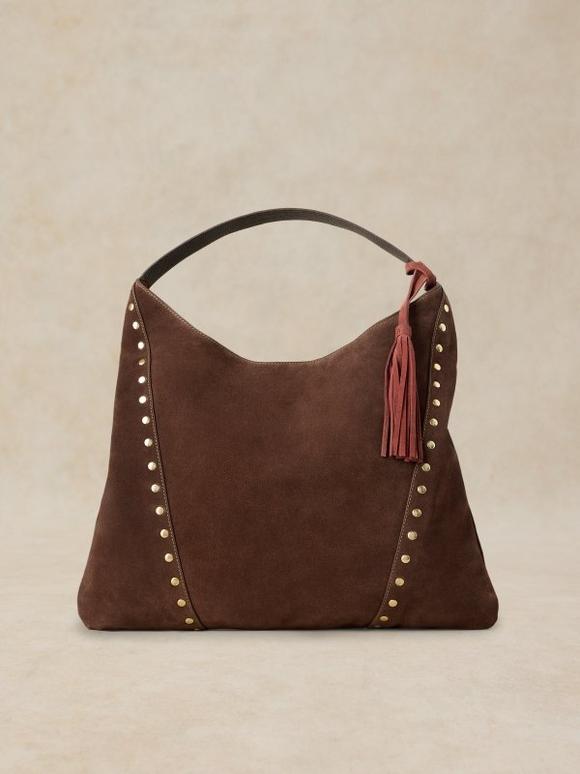 MIMI STUD SHOULDER BAG