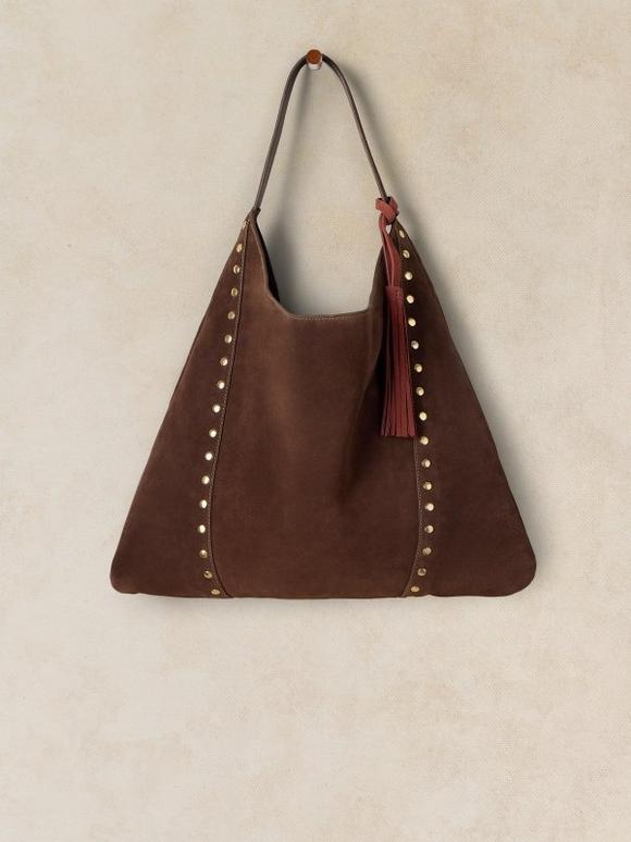 MIMI STUD SHOULDER BAG