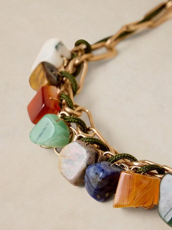 CELESTE SEMI PRECIOUS NECKLACE