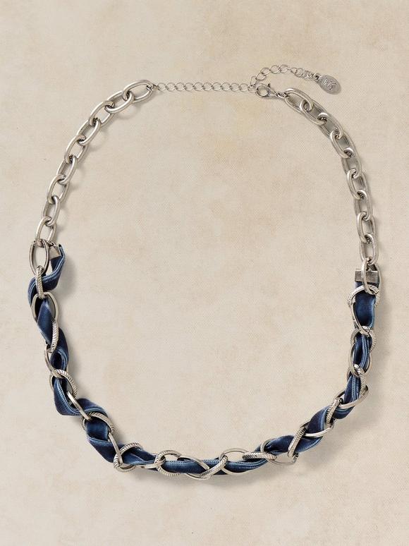 MAISIE VELVET LINK NECKLACE