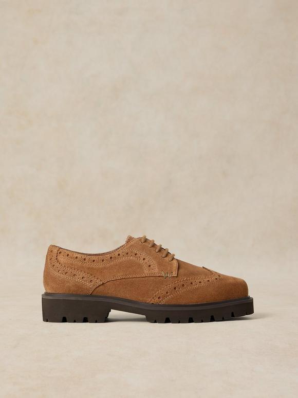 THALIA CHUNKY LEATHER BROGUE