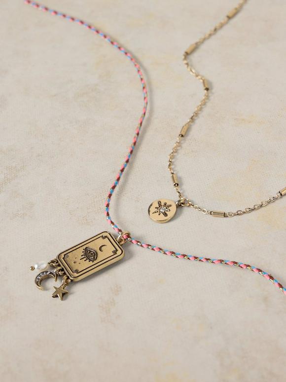 2PK TALISMAN NECKLACES