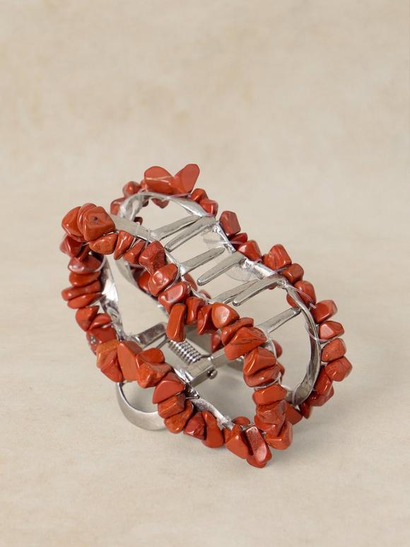 SEMI PRECIOUS CLAW CLIP