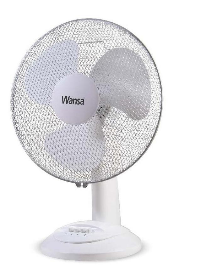 Wansa Desk Fan, 16 inch, AF-2501 - White