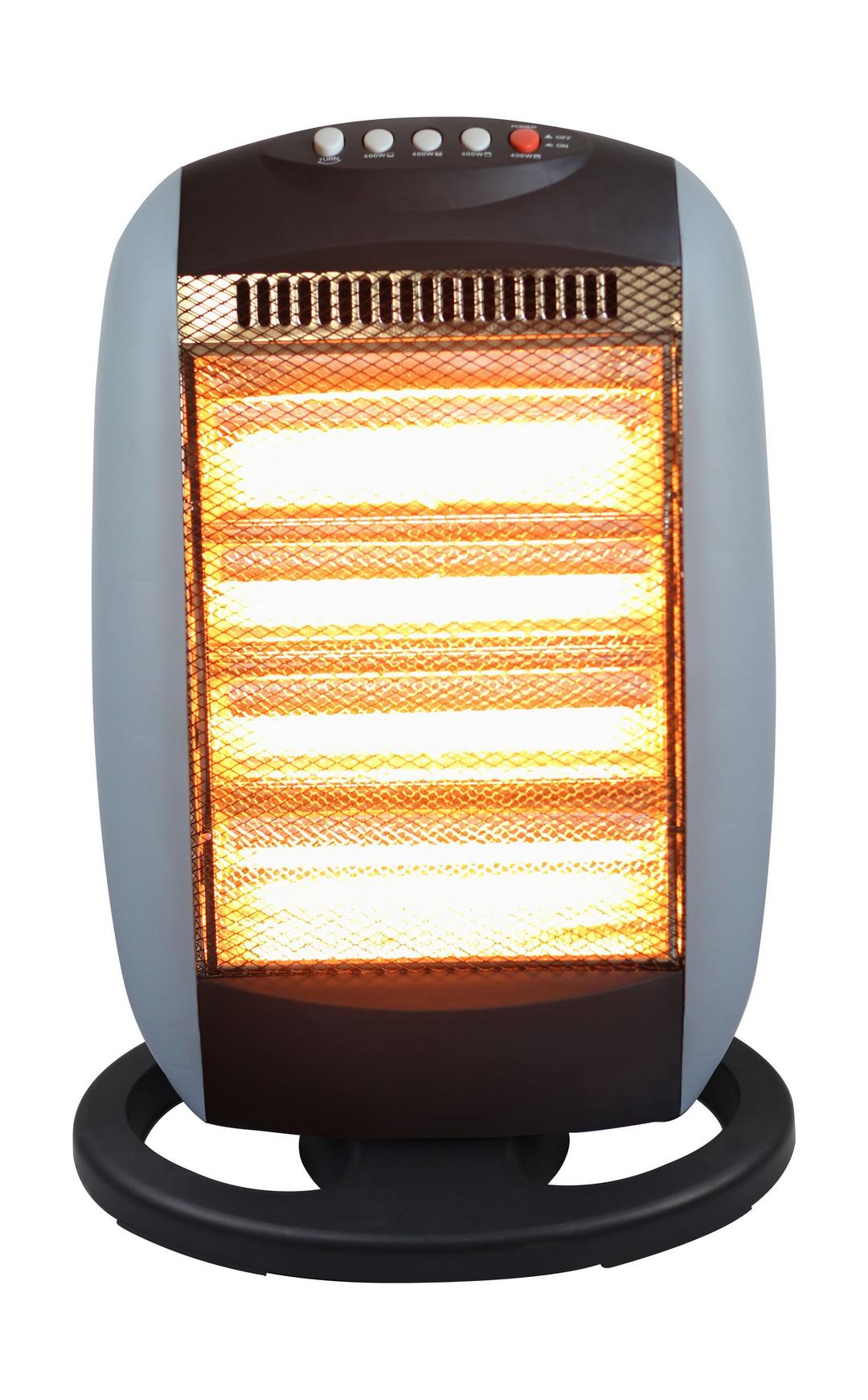 Wansa 1600W 4 Lamps Electric Halogen Heater - AE-3004