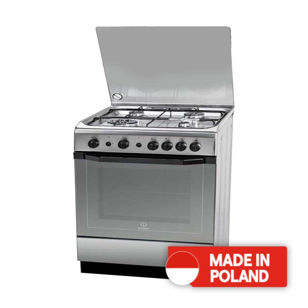 Indesit 60x60cm 4Burner Free Standing Gas Cooker + Cooker Hood Price