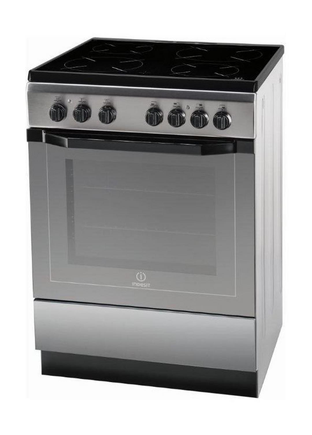 Indesit 60x60cm 4-Burners Free Standing Electric Cooker (I6VV2A(X)/EX)