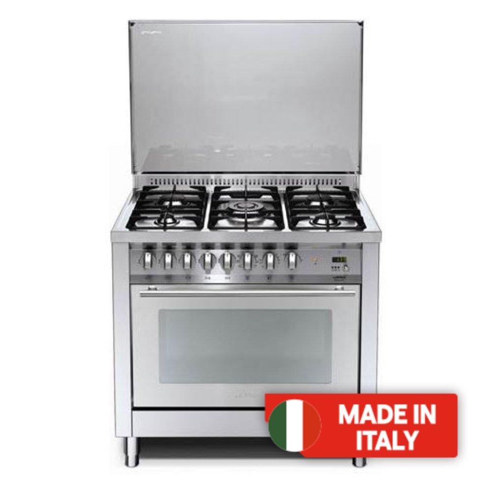 

Lofra 5 burners floor standing gas cooker, 90x60cm, pg96g2vg/ci - stainless steel