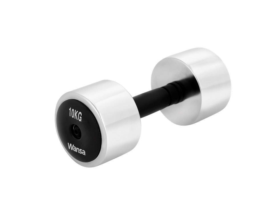 

Wansa, 10kg training dumbbell, df002-10kg – silver