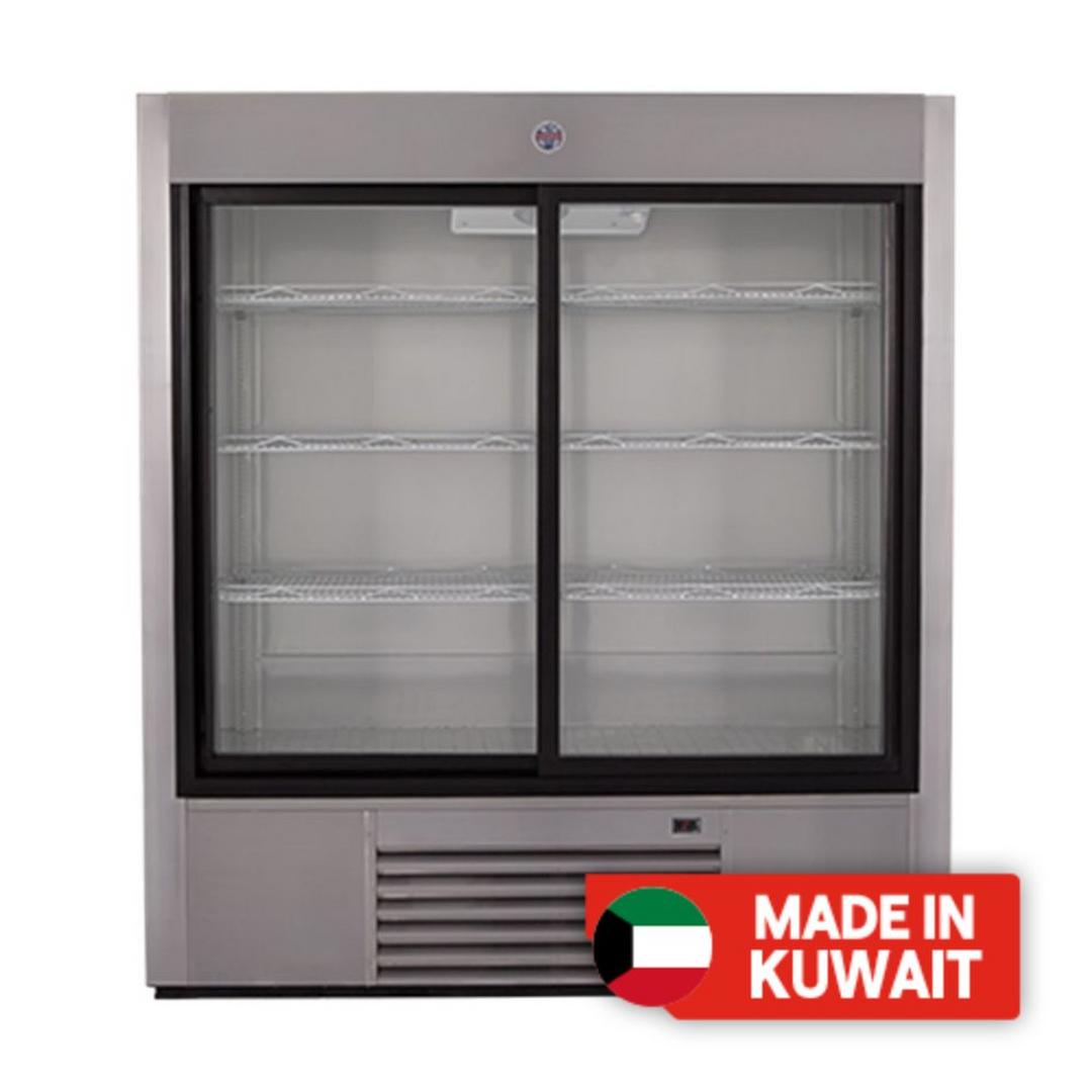 Wansa 46 Cft. Window Refrigerator (2GDS) – Stainless Steel
