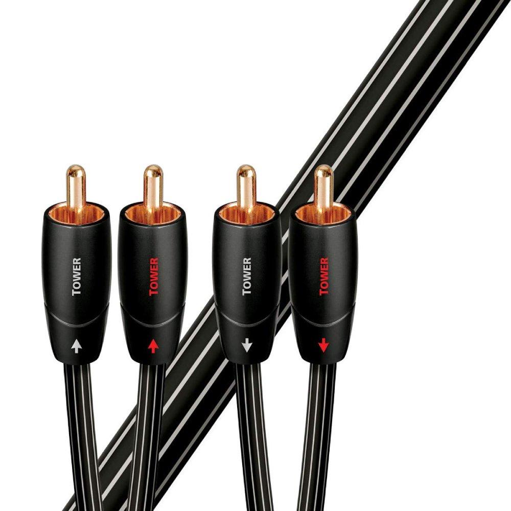 

Audioquest tower rca 0. 6m interconnect cable - black (tower06mr)