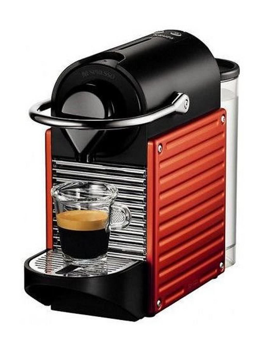 Nespresso Pixie Coffee Machine (C60-ME-RE-NE) - Red