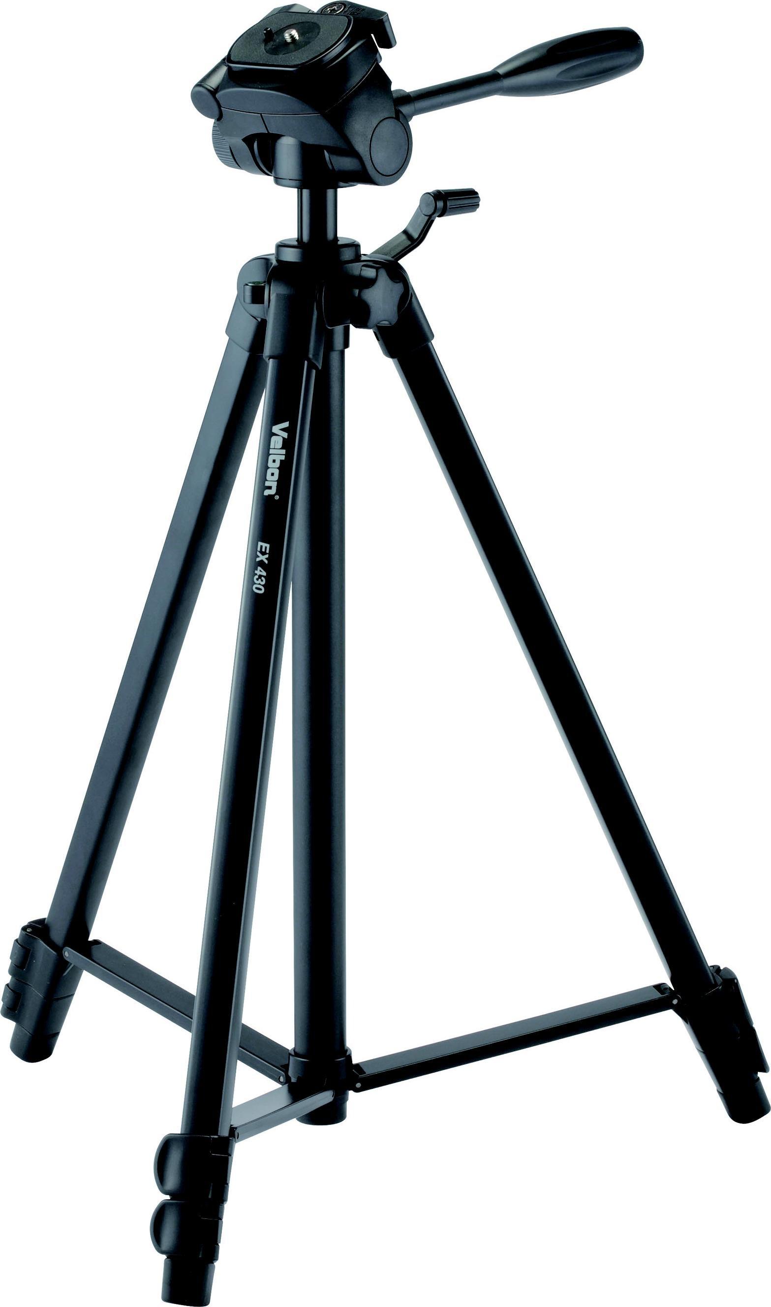 

Velbon ex-430 aluminum pan head tripod - black