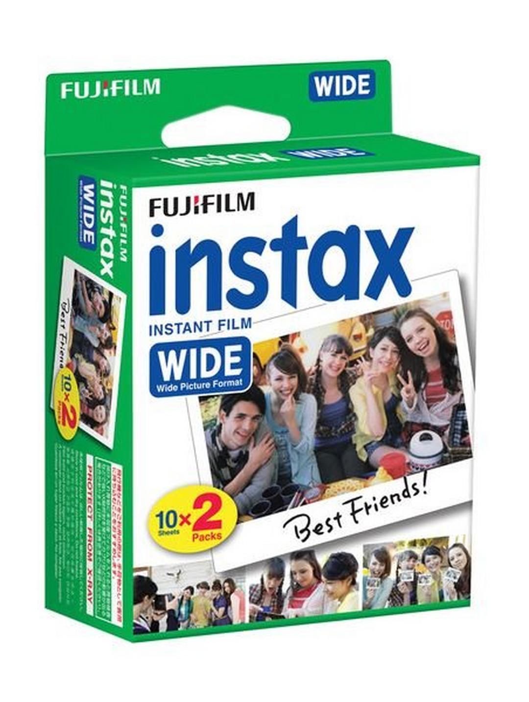Fujifilm Instax Wide Instant Film - 2 Pack x 10 prints