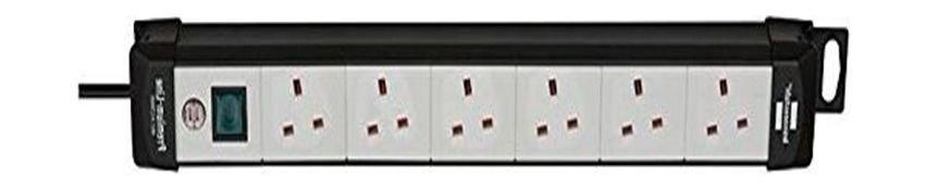 

Brennenstuhl 6 sockets extention cord 5 meters - white