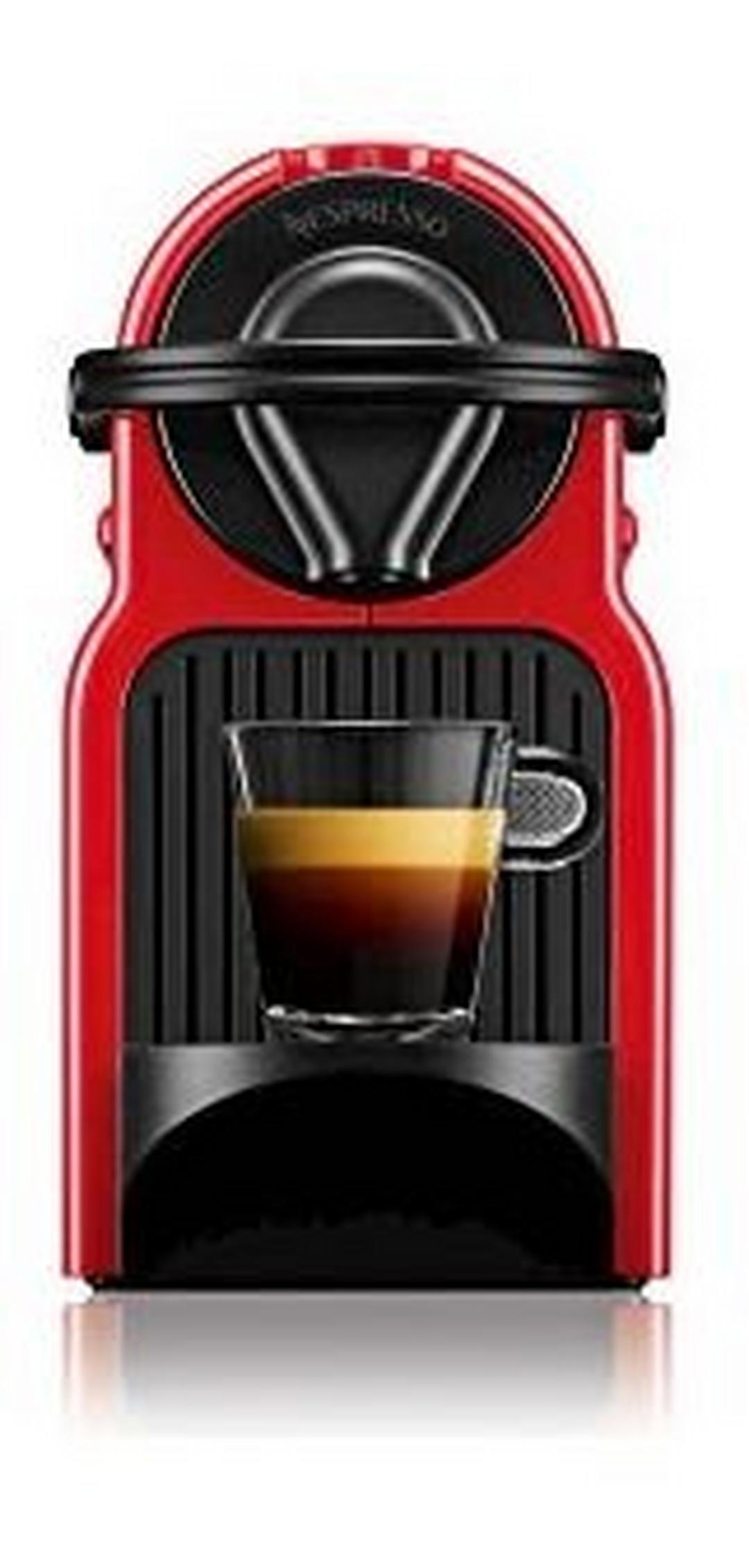 Nespresso Inissia Coffee Machine - Red (C40-ME-RE-NE)