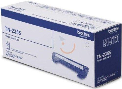 

Brother toner tn2355b for laserjet printing 2600 page yield - black (single colour pack)
