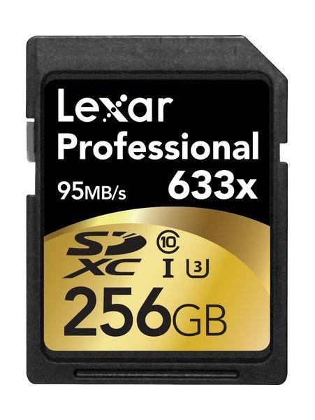 

Lexar lsd256cbeu633 pro 256gb 633x sdxc class 10 memory card