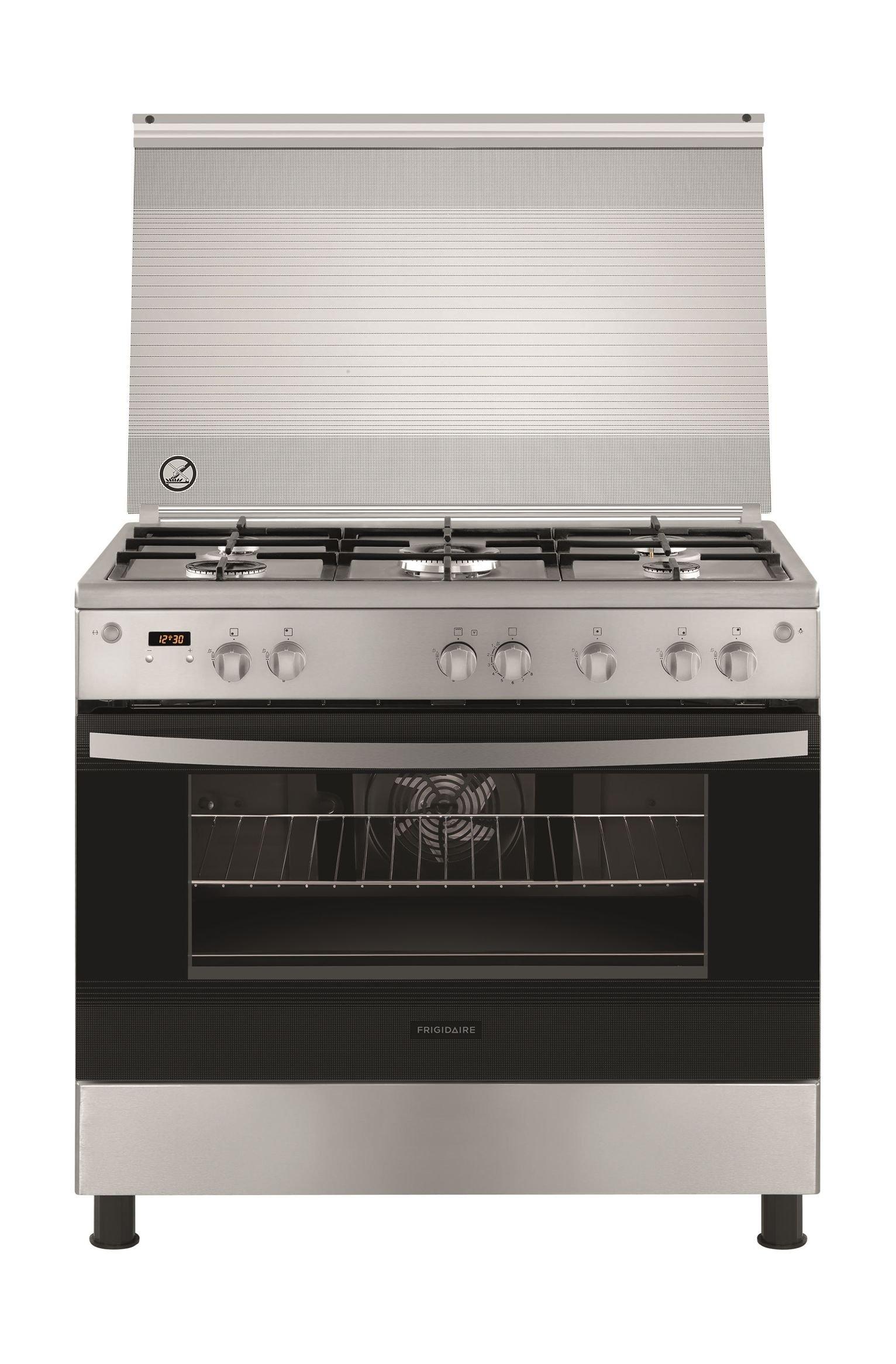 Frigidaire 90x60 5-Burner Free-Standing Gas Cooker + Frigidaire 90cm ...