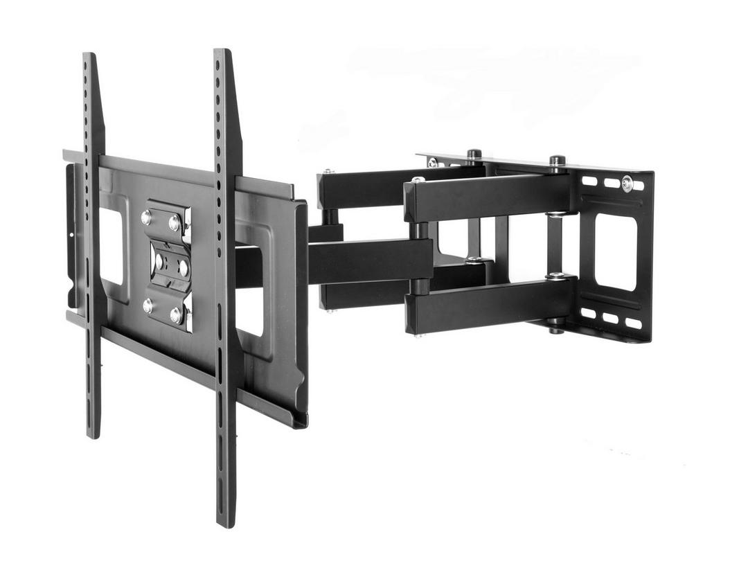 Wansa Full Motion Wall Bracket For 32 to 65-inch TV's (PSW882) - Black