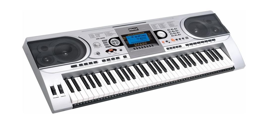 لوحة مفاتيح موسيقية من ونسا ٦١ مفتاح – فضي - (MK-935)