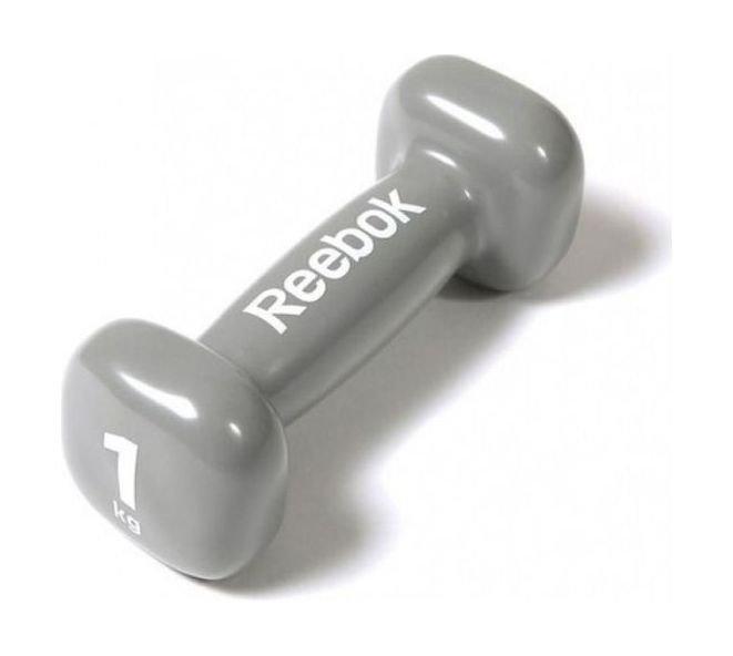 

Reebok 1 kg fixed weight dumbbell (rawt-11151) - grey