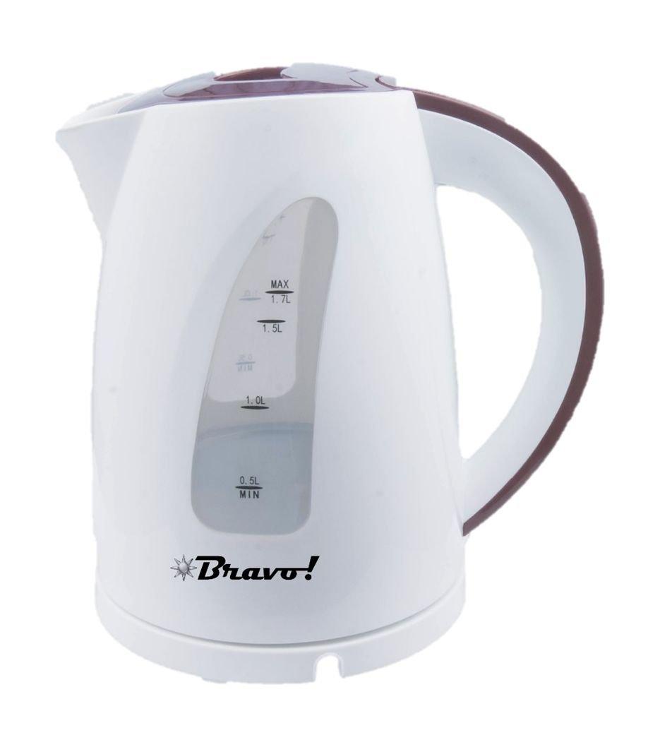 

Bravo electric kettle, 1. 7l, 2200w, kec-1799 - white