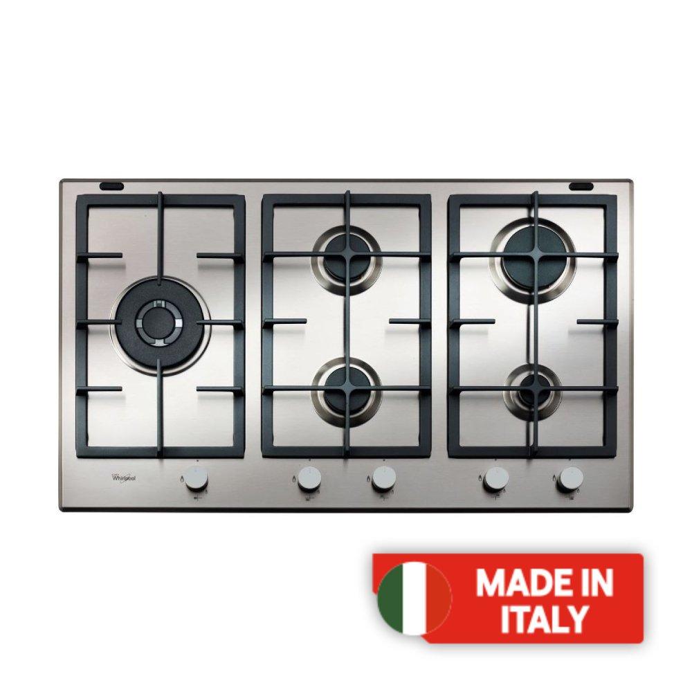 

Whirlpool 90cm 5-burners built-in gas hob (gma 9522 ix) – silver