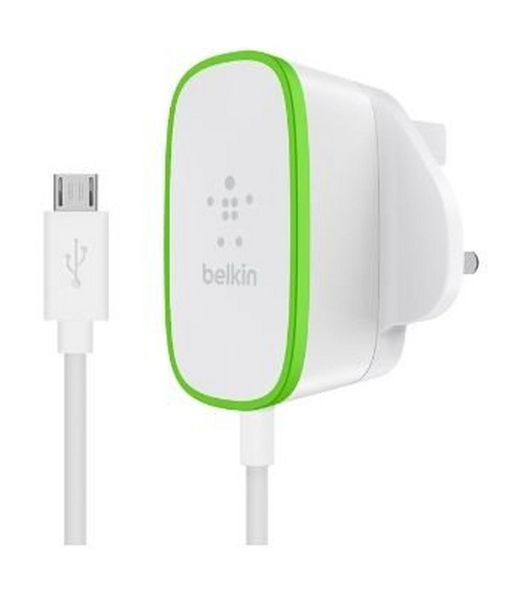 Belkin Home Charger With Micro-USB Cable - 1.8 Meter (F7U009DR06) - White