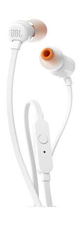 

Jbl t110 in-ear wired earphone with mic - white