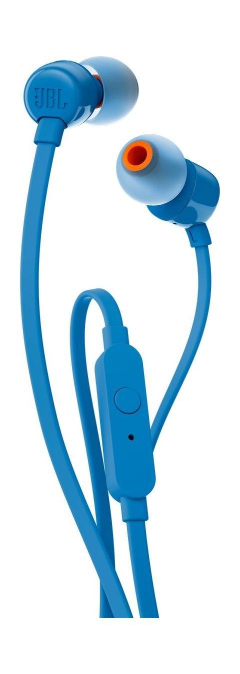 

Jbl t110 in-ear wired earphone with mic - blue