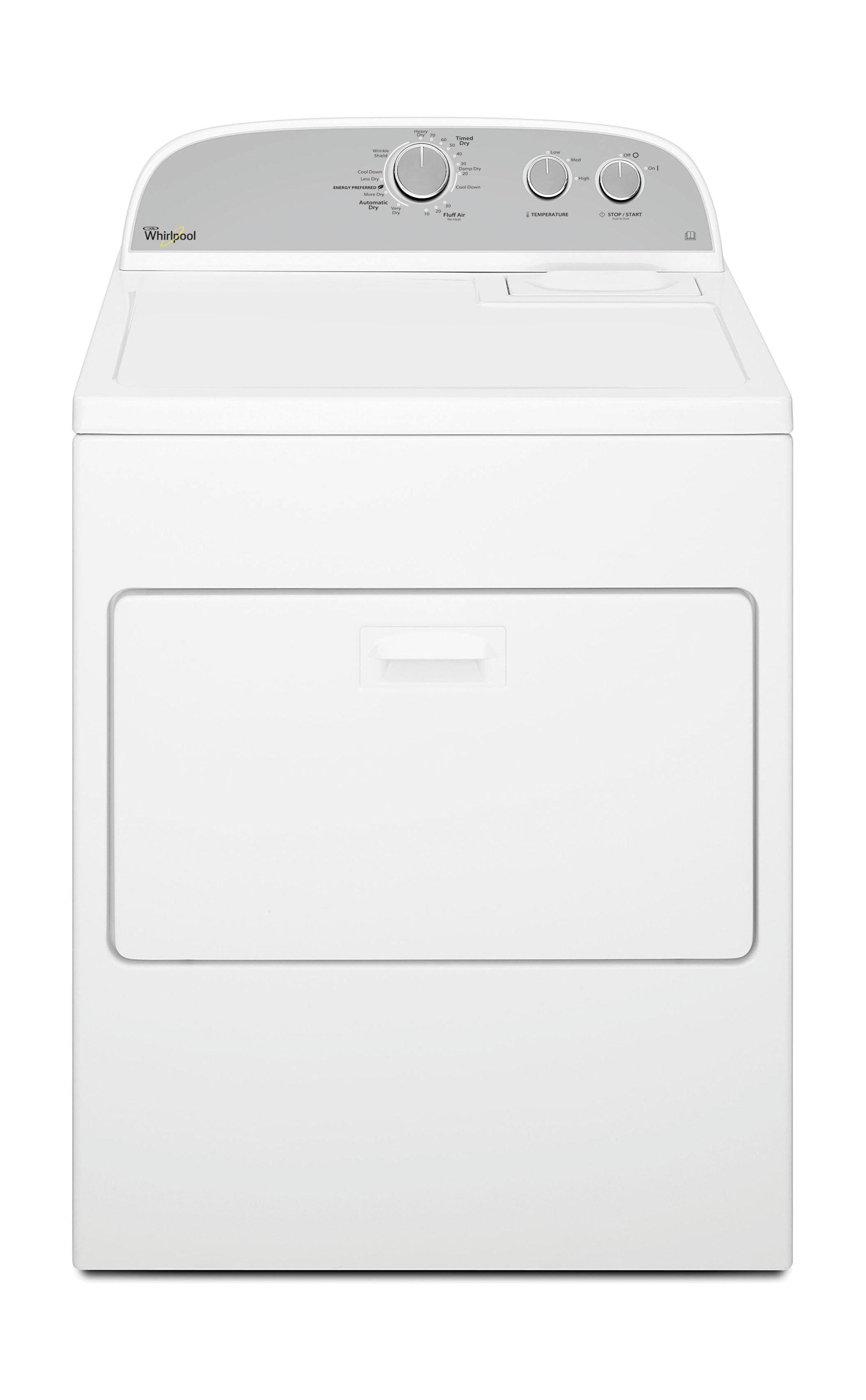 

Whirlpool 15kg air vented dryer (3lwed4830fw)