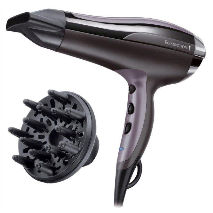 

Remington pro hair turbo dryer, 2400w, 3 heat settings, d5220 - black