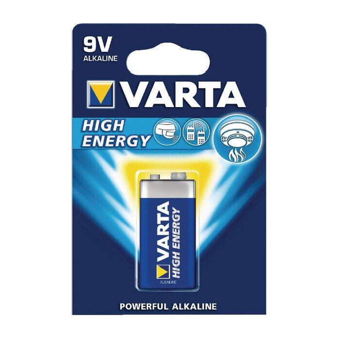 

Varta 9v high energy alkaline battery, 4922121411 – blue