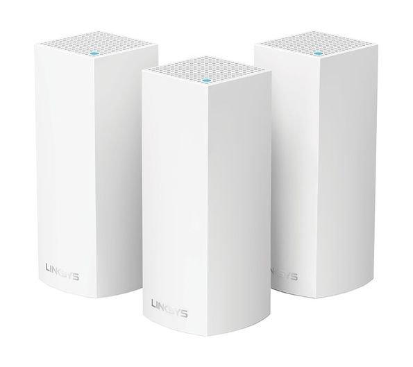 

Linksys mesh router, wireless, tri band, whw0303-me - white (3 pack)